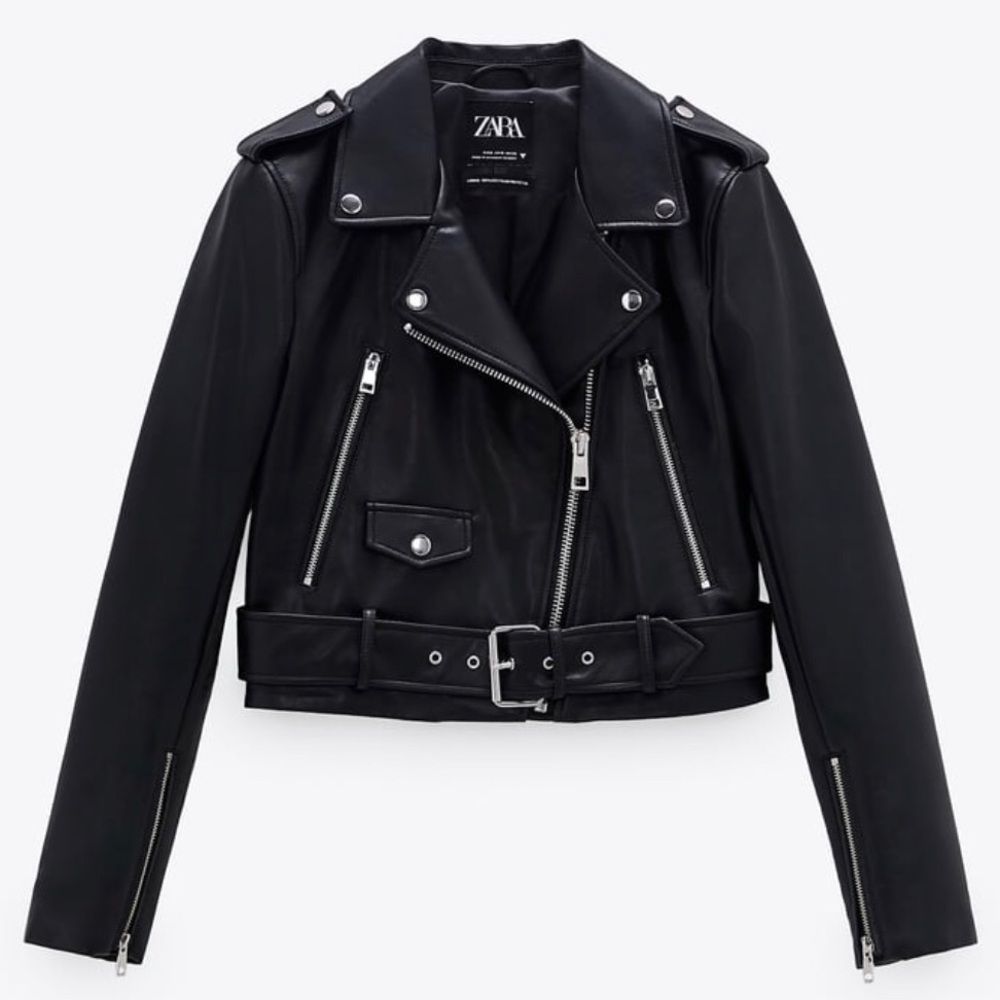 Zara Faux Leather Jacket